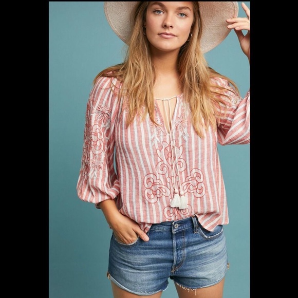 Anthropologie Tops - Akemi‎ + Kin for Anthropologie Audria Peasant Top